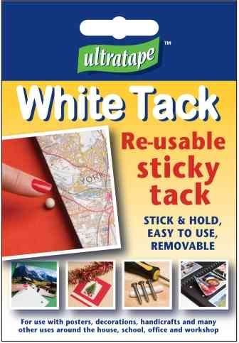 Image - Ultratape Tack Re-usable Sticky Tack, White