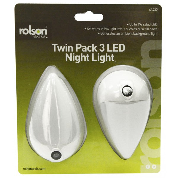 Image - Rolson Sensor Night Light, Set of 2