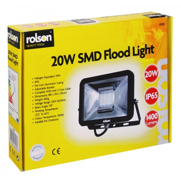 Image - Rolson SMD Flood Light, 20W