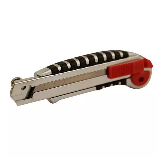 Image - Rolson 18mm Snap Off Knife + 10pc Spare Blades Zinc Alloy
