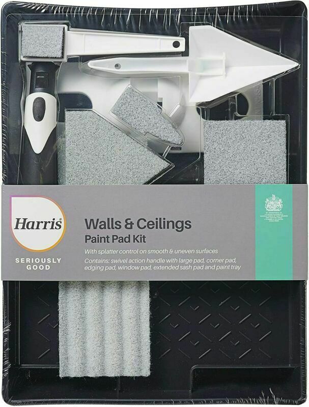 Image - Harris Seriously Good Walls & Ceilings Paint Pad Set, Black