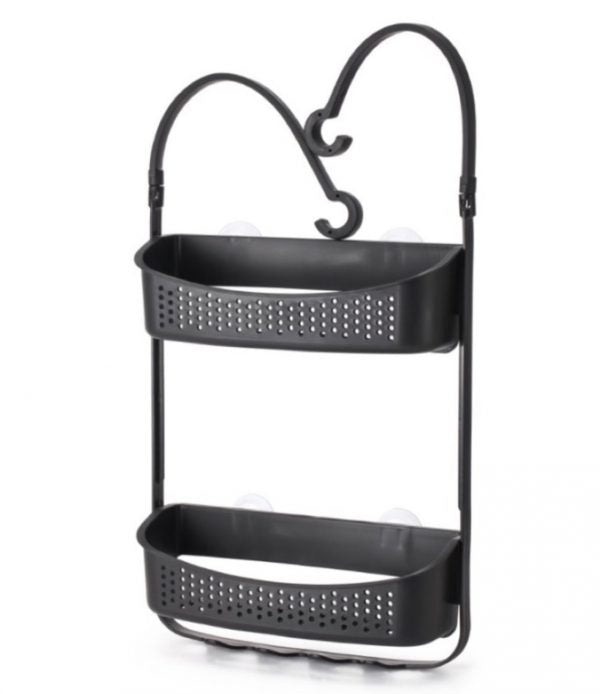 Image - Blue Canyon Shower Caddy Double Hanging Black