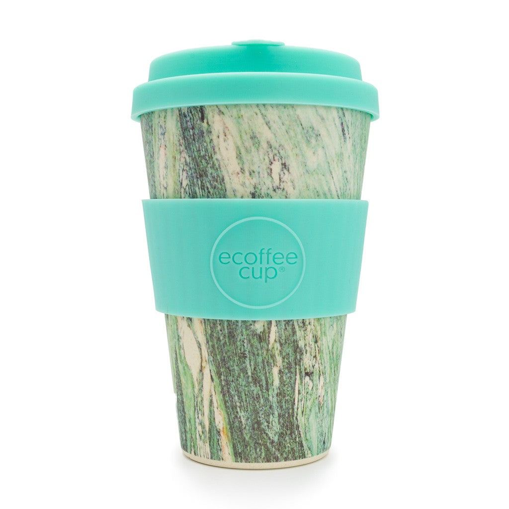 Image - Ecoffee Cup Stone And Wood - Marmo Verde