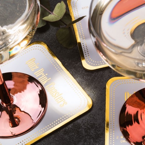 Image - Thumbs Up Soiree Quiz Drinks Mats, Pack of 20