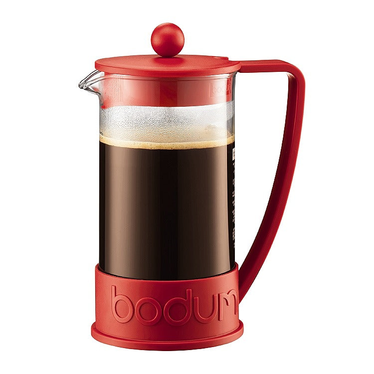 Image - Bodum BRAZIL French Press Coffee Maker, 8cup, 1.0L, 34oz, Red