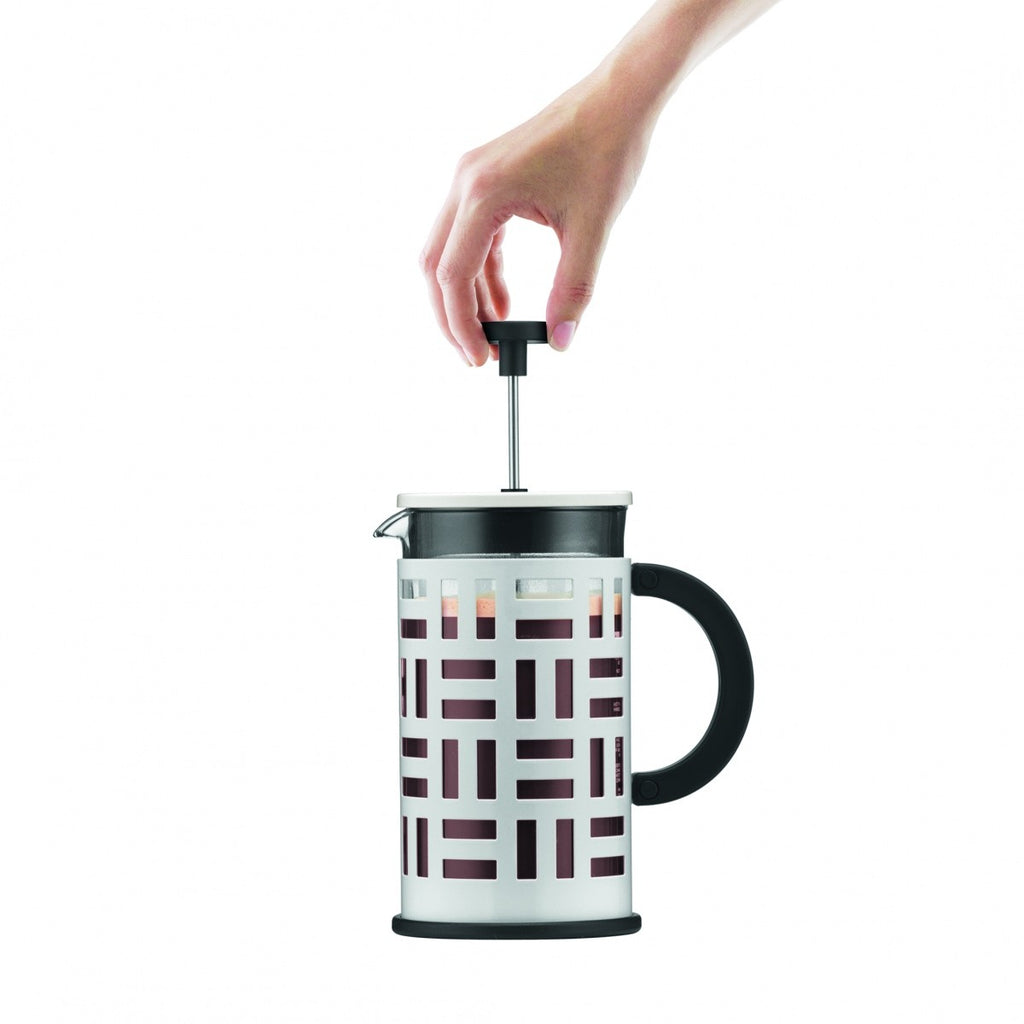Image - Bodum French Press Eileen Coffee Maker, 8 Cup, 1 Litre, Off White