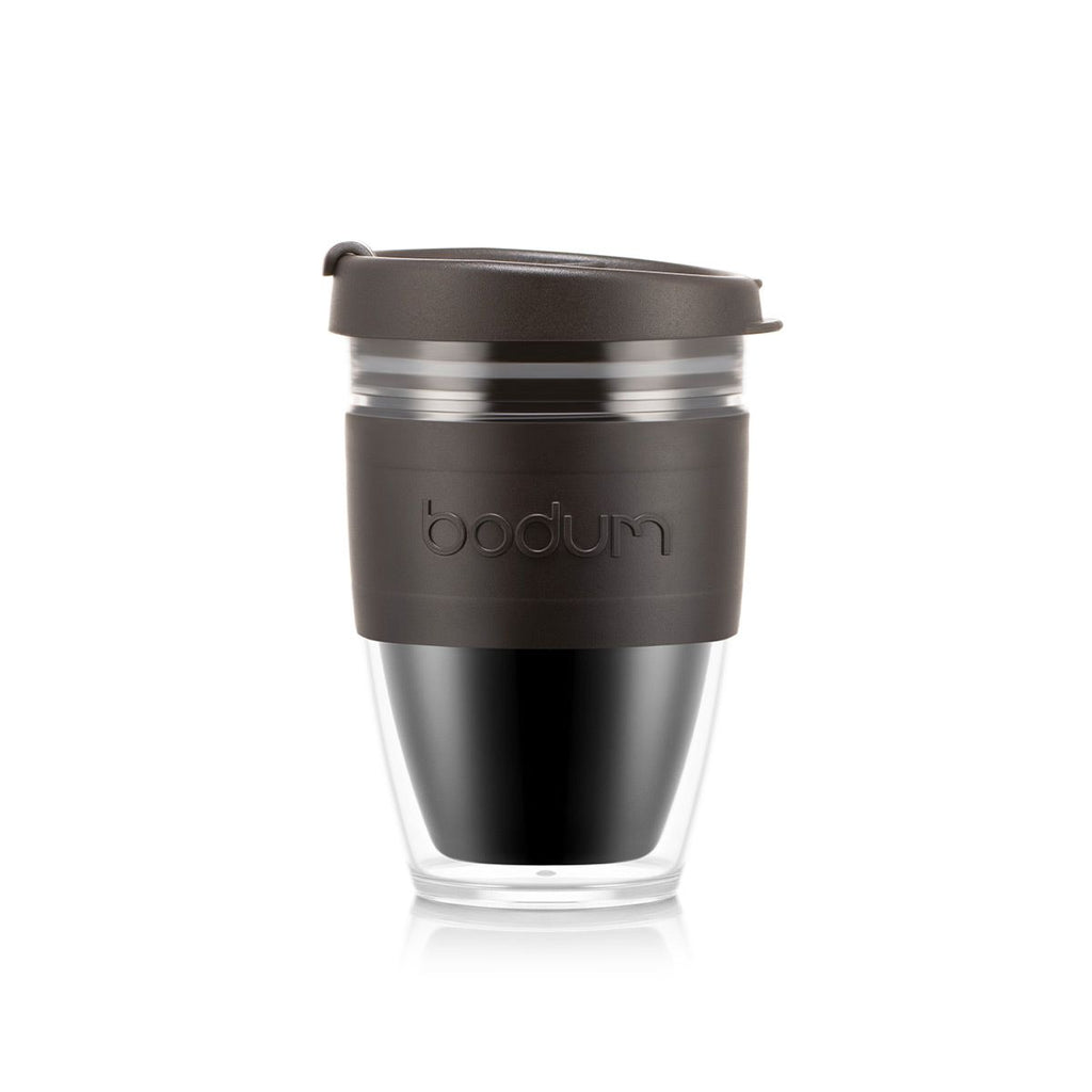 Image - Bodum JOYCUP Travel Mug 0.25L/8oz, Bodum Band, Dark Roast (Black)