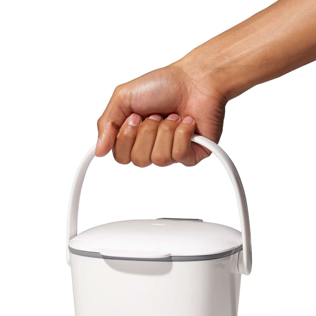 Image - OXO Good Grips Easy-Clean Compost Bin, White - 2.83L