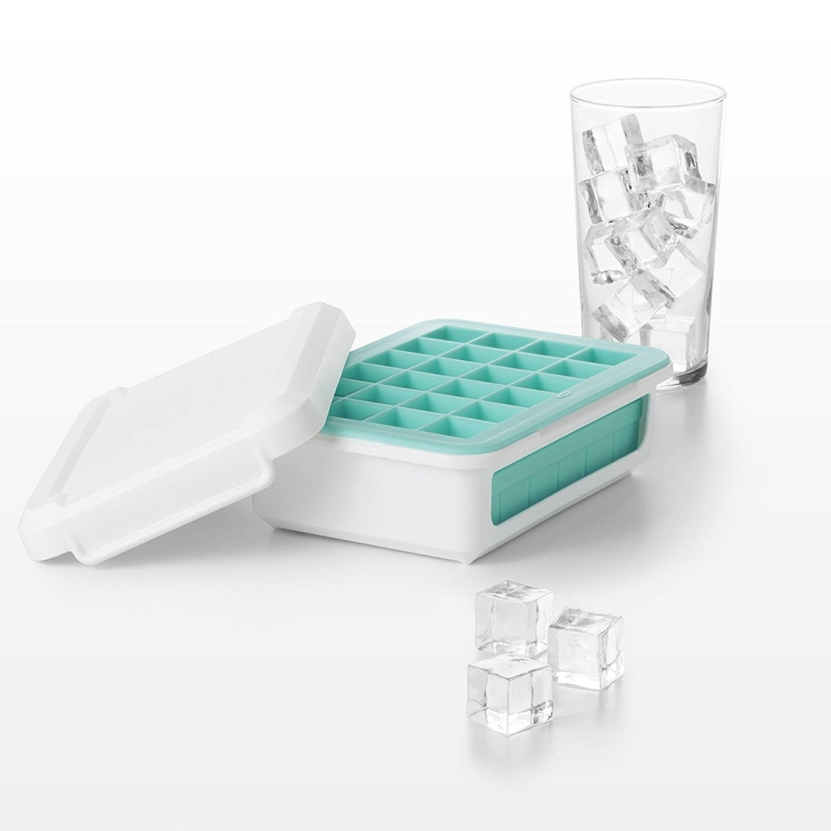 Image - OXO Good Grips Covered Silicone Ice Cube Tray-Cocktail Cubes