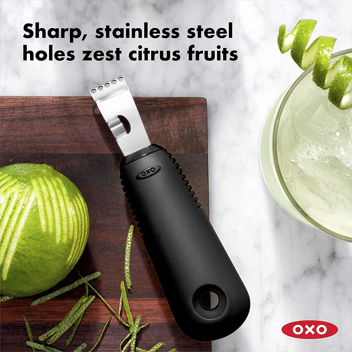 Image - OXO Good Grips Citrus Zester, Black