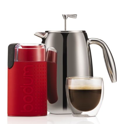 Image - Bodum COLUMBIA Coffee Maker, Double Wall, 8 Cup, 1.0L, 34oz, Stainless Steel