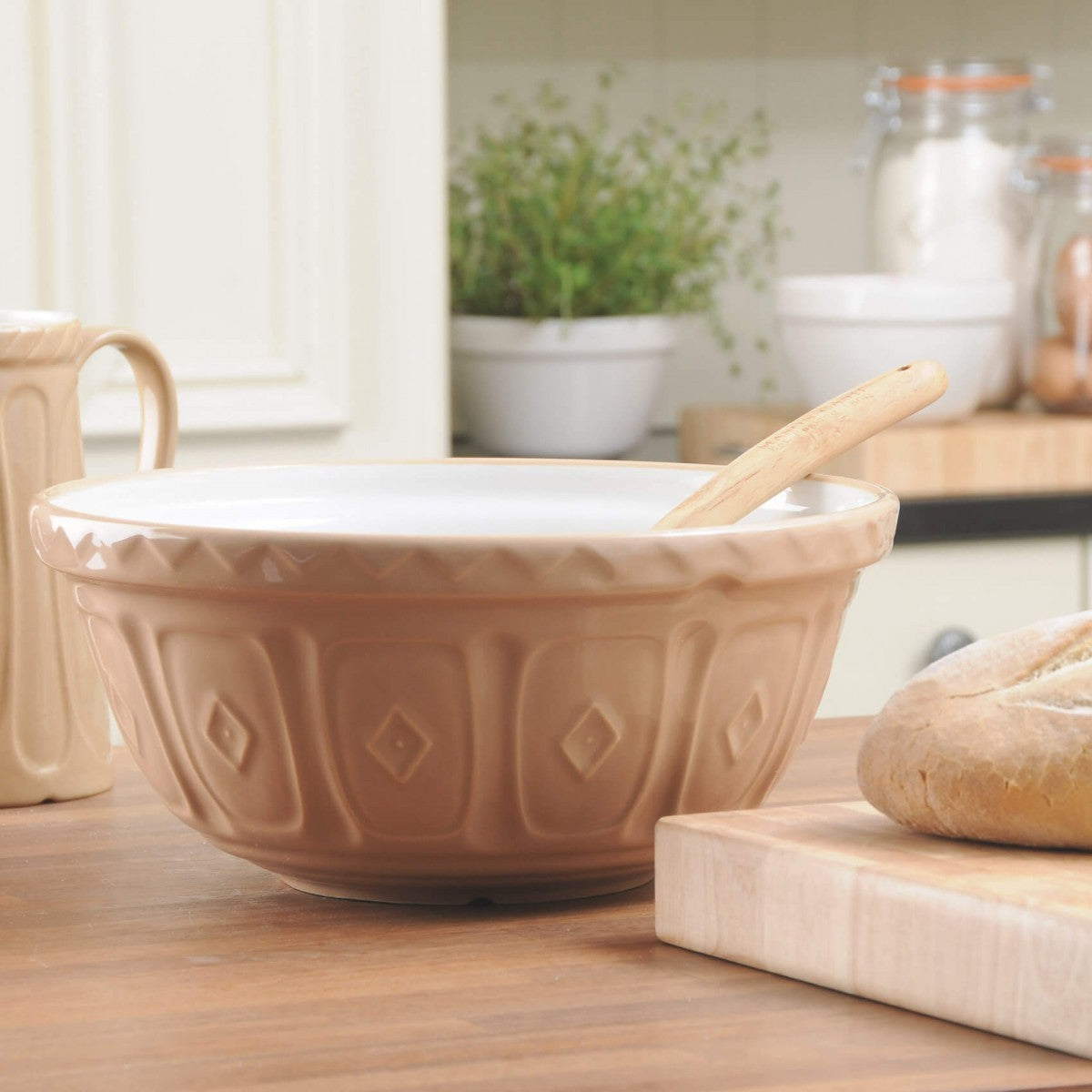 Mason Cash S18 Mixing Bowl, 26cm, Cane