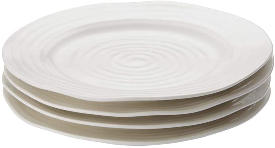 Portmeirion Sophie Conran Porcelain Side Plates, Set of 4, White