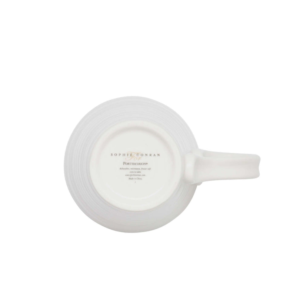 Portmeirion Sophie Conran Porcelain Small Solo Mugs, Set of 2, White