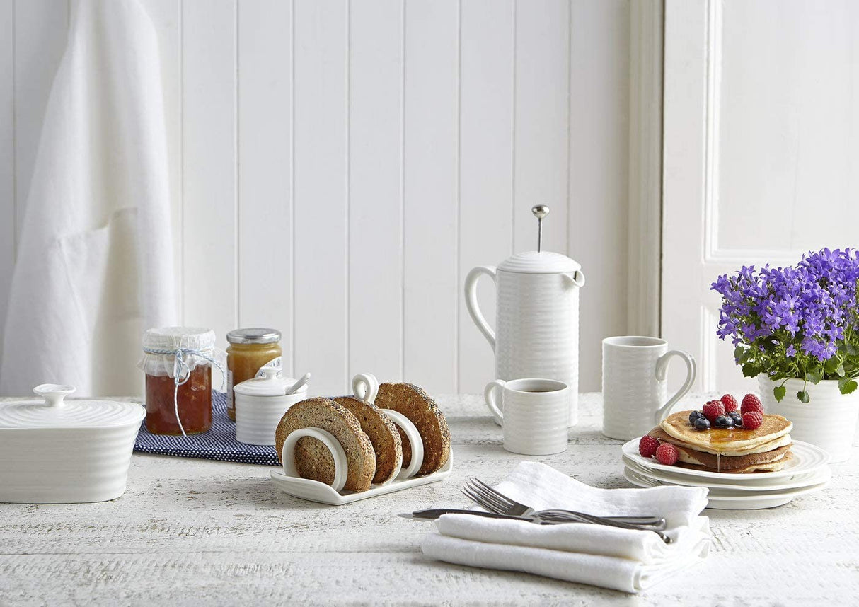 Portmeirion Sophie Conran Porcelain Egg Cups, Set of 2 ,White