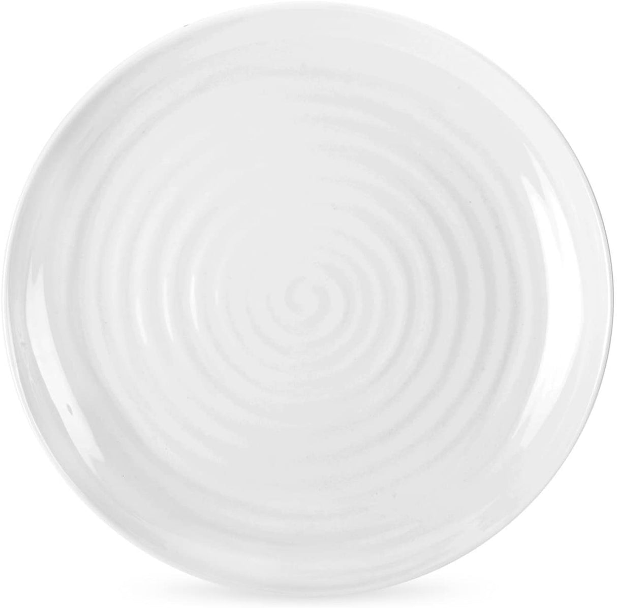 Portmeirion Sophie Conran Porcelain Coupe Buffet Plates, Set of 4 ,White