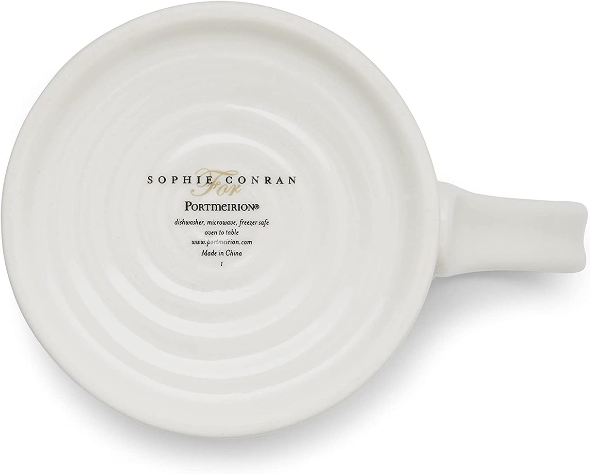 Portmeirion Sophie Conran Short Mug, Set Of 4, White