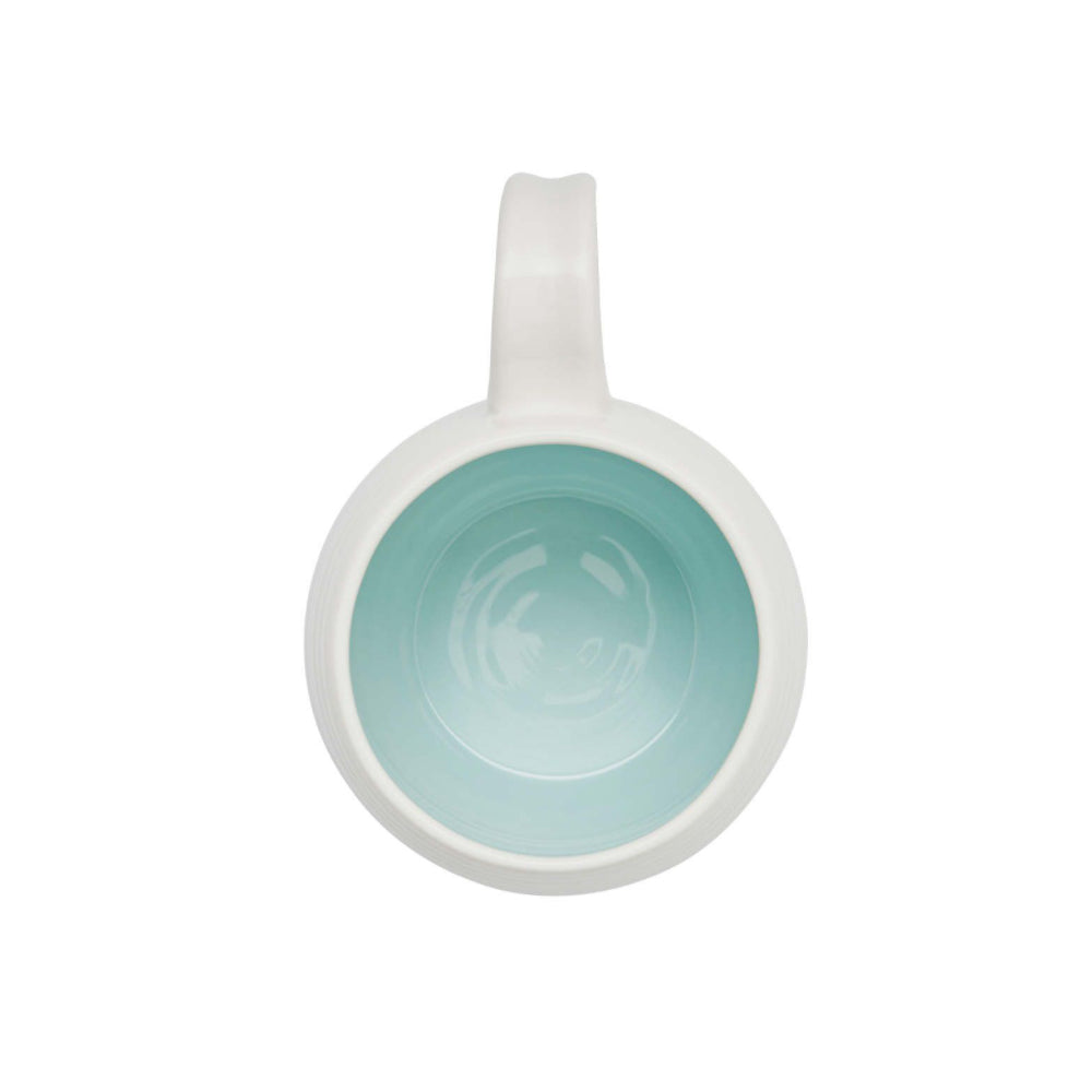 Portmeirion Sophie Conran Porcelain Honey Pot Barrel Mug, 10oz, Set Of 4, Celadon