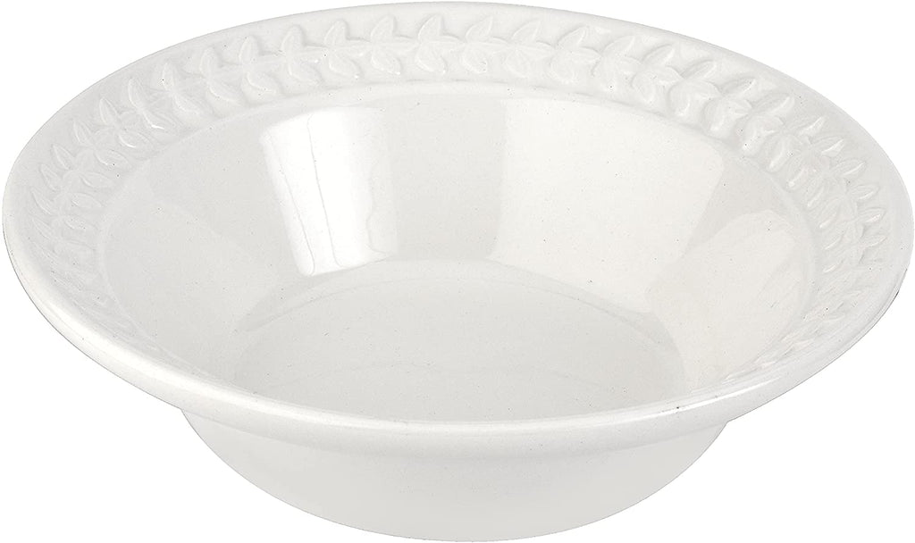 Portmeirion Botanic Garden Earthenware Harmony Cereal Bowls, Set Of 4, White