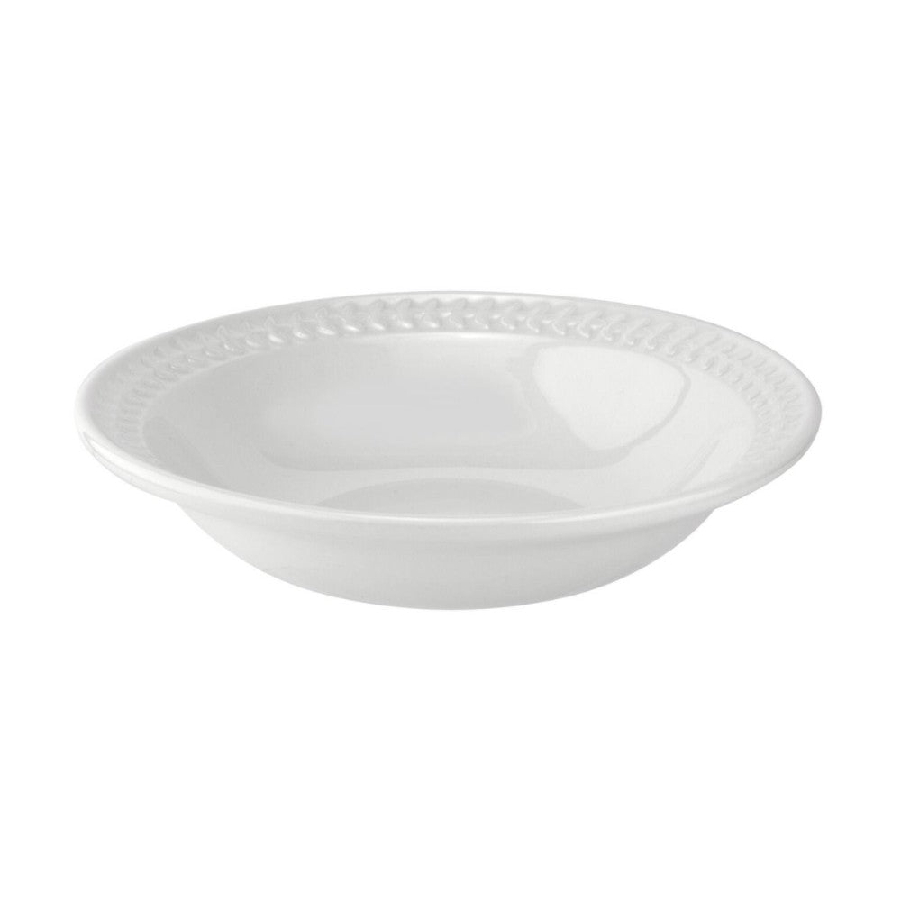 Portmeirion Botanic Garden Earthenware Harmony Pasta Bowls, Set of 4, White