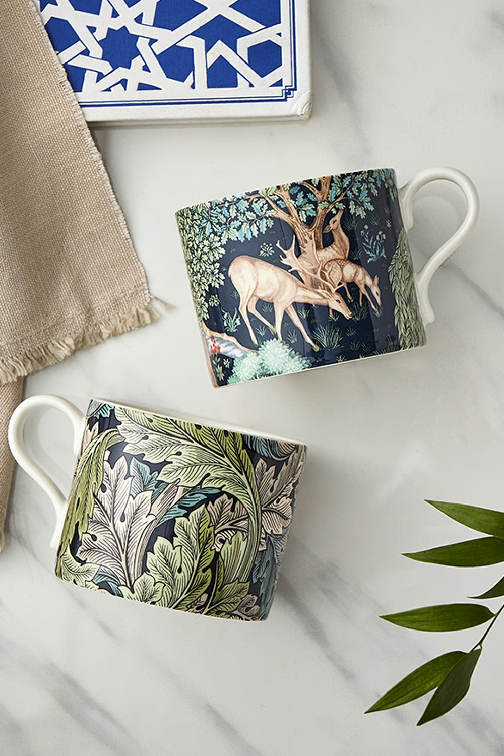 Image - Spode Morris & Co. Brook And Acanthus Set Of 2 Mugs