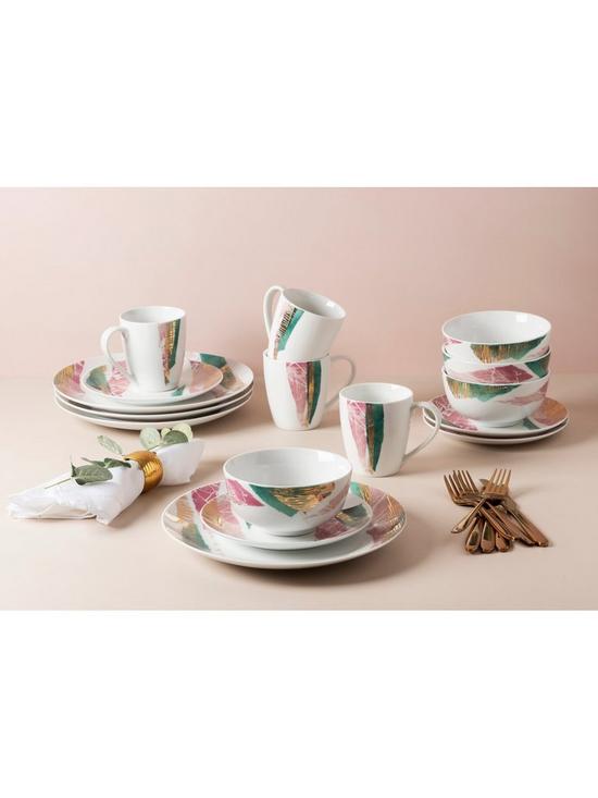 Portmeirion Studio Porcelain Torn Dinner Set, 16 Pieces