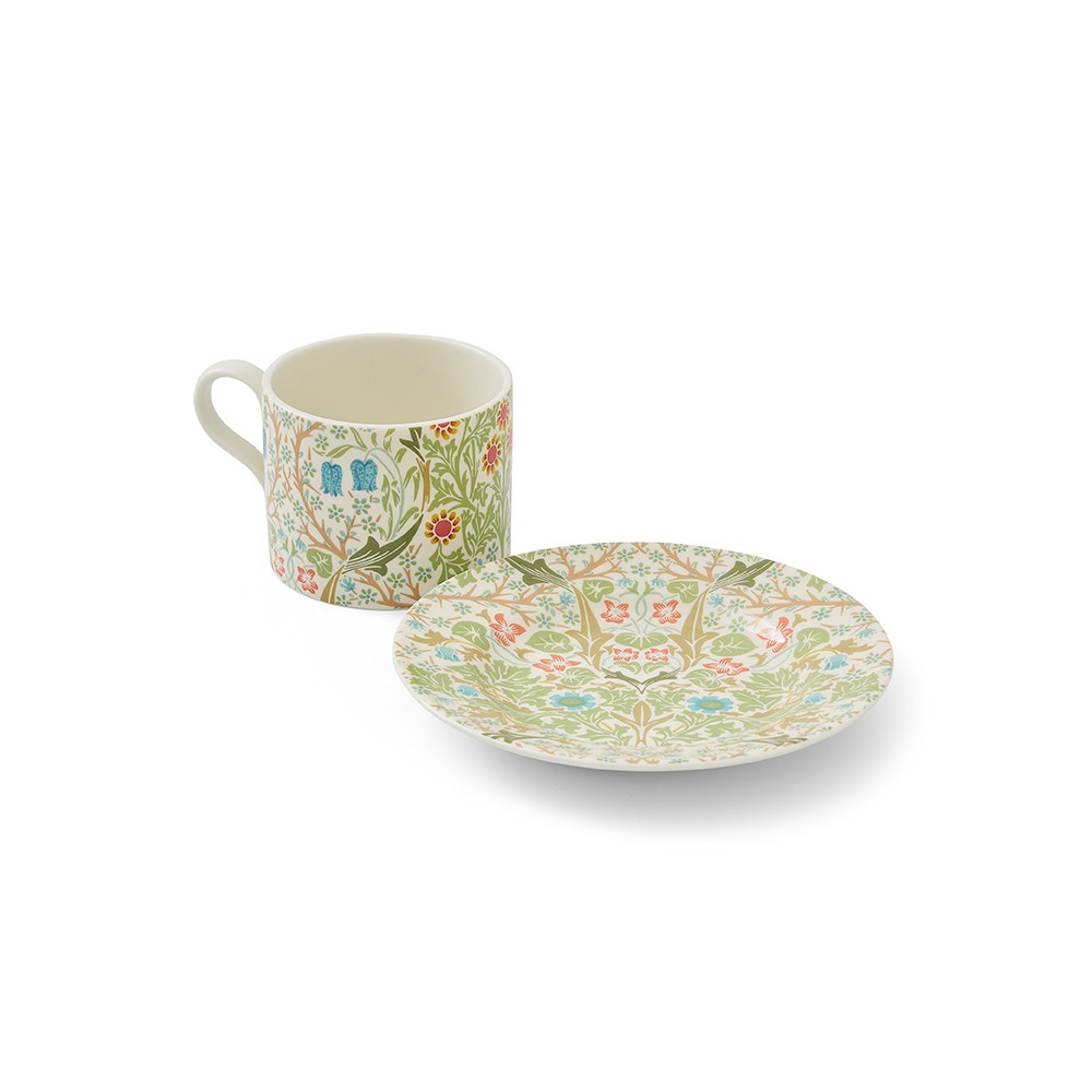 Image - Spode Morris & Co. Blackthorn Teacup and Saucer Set