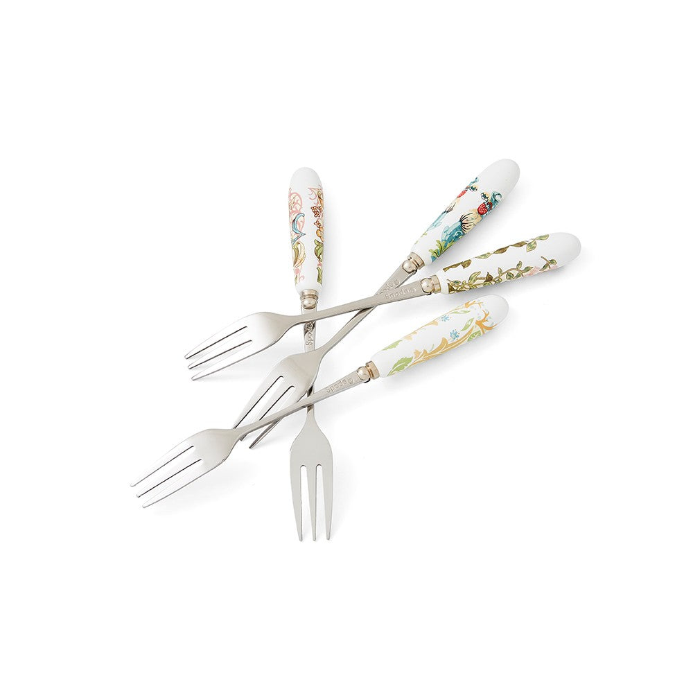 Image - Spode Morris & Co. Set Of 4 Pastry Forks