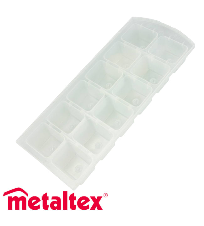Image - Metaltex Ice Cube Trays, White, 2pcs