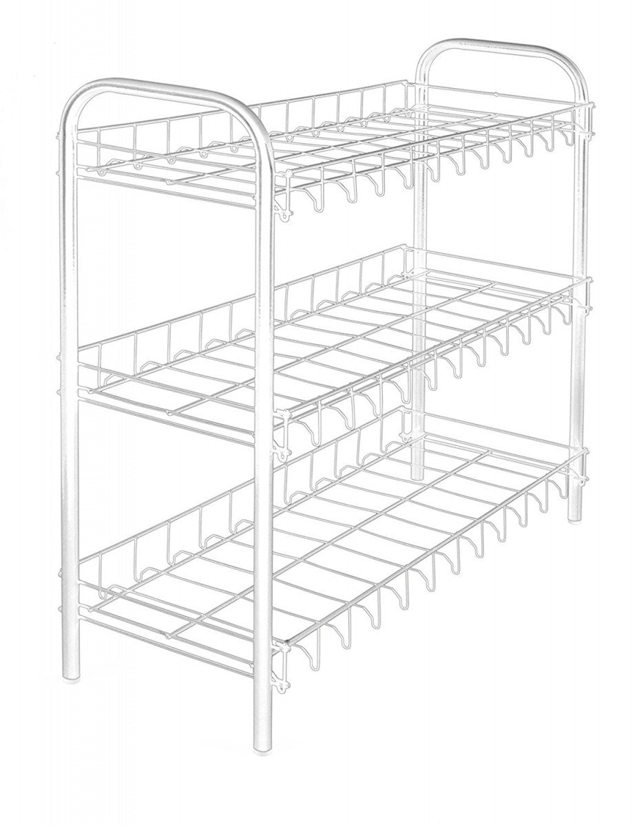 Image - Metaltex Shoe Rack, White