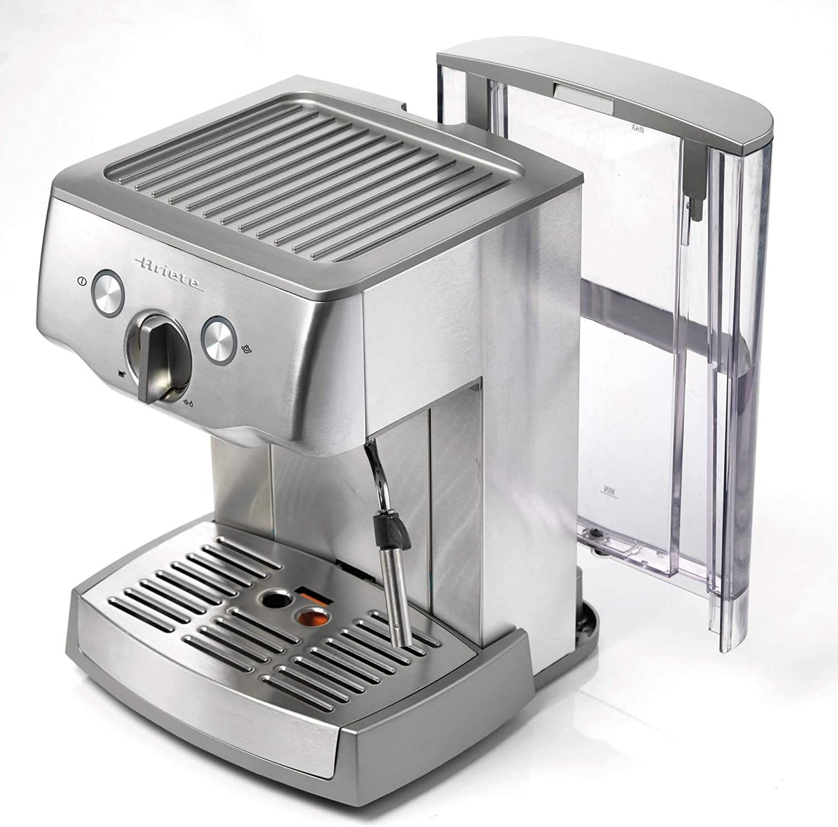 Image - Ariete Metal Espresso Coffee Maker, Stainless Steel
