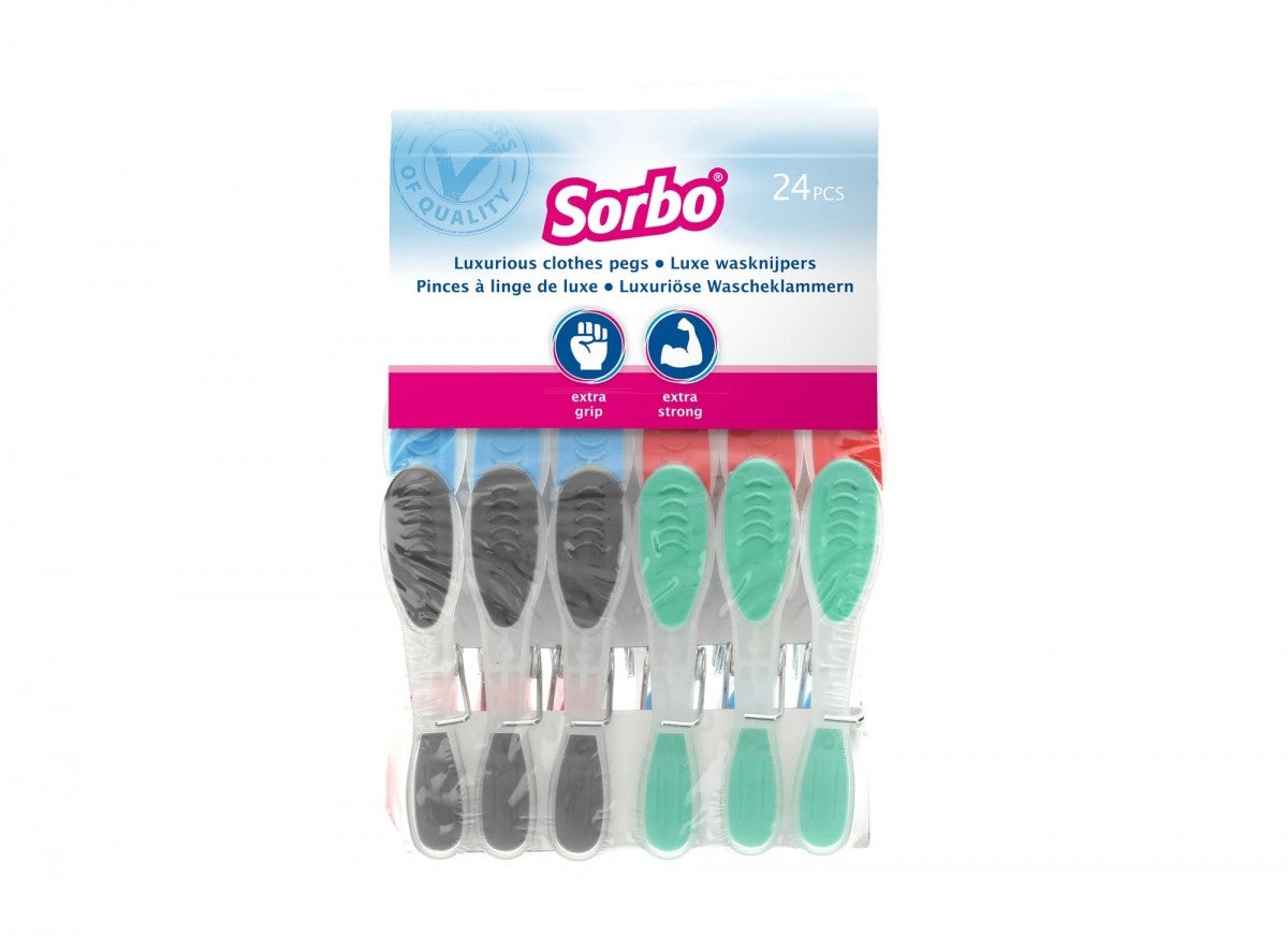 Image - Sorbo S/G Plastic Pegs 24pc