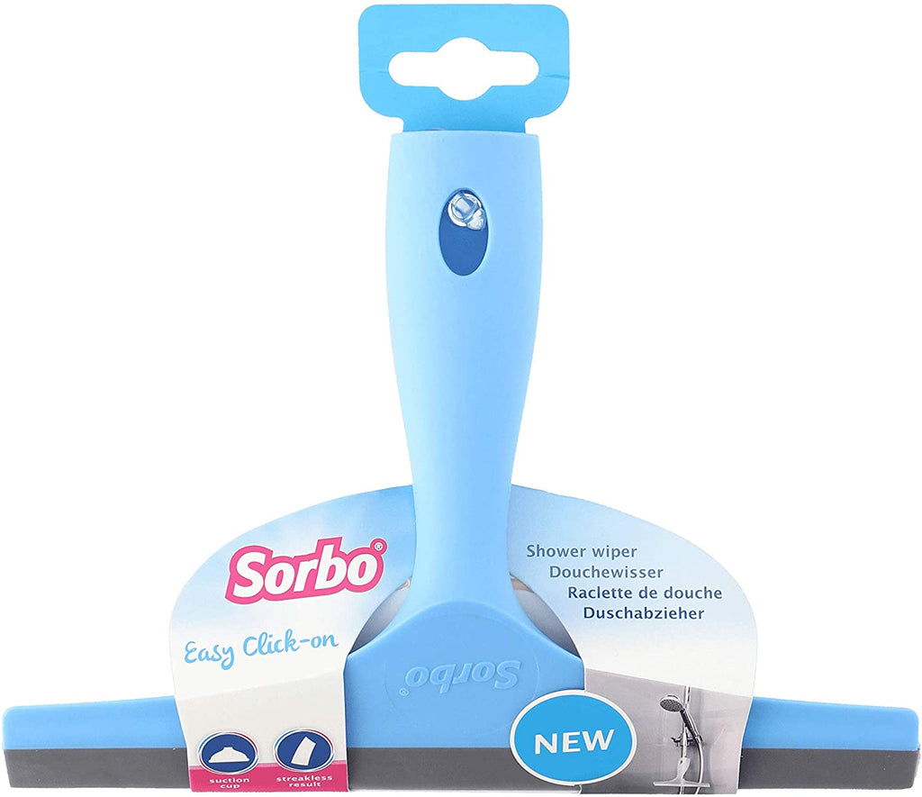 Image - Sorbo® Easy Click-On Shower Squeegee, Blue