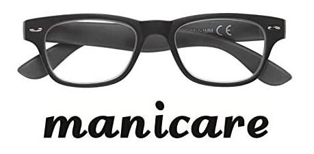 Image - Manicare Reading Glasses +2 Wayfarer, Matt Black