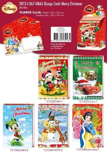 Image - Disney Christmas Card, XL, Assorted