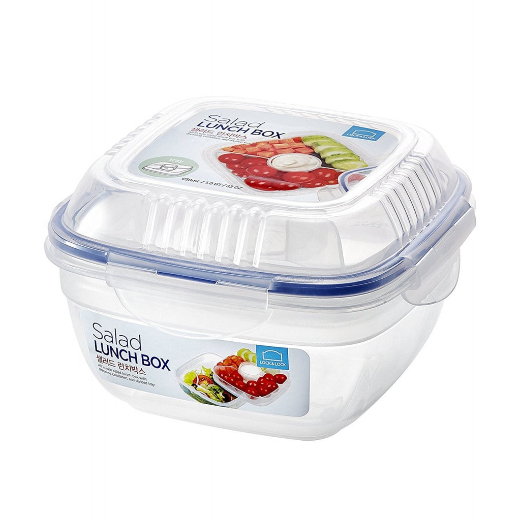 Image - Lock & Lock Square Storage Container, 950 ml, Clear