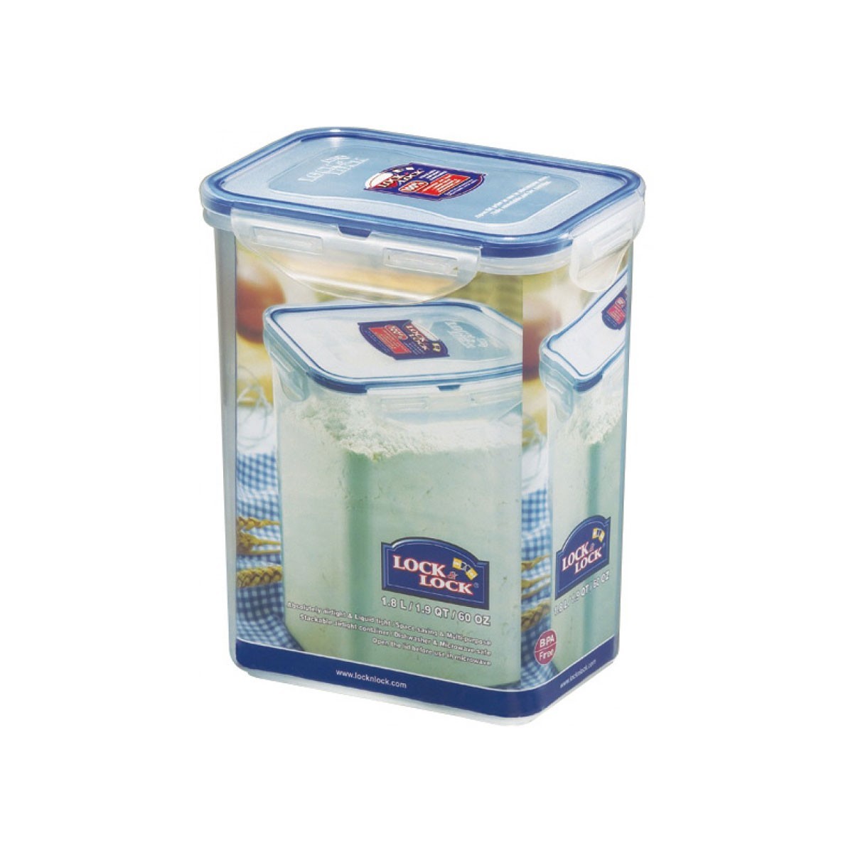 Image - Lock and Lock Rectangular Container, 1.8L