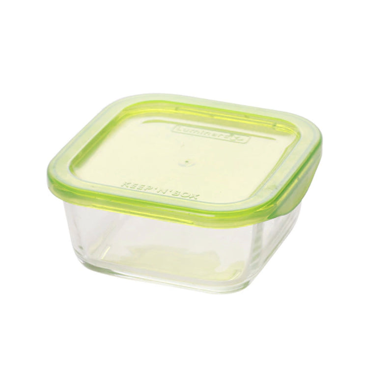 Image - Luminarc Keep n Box Square Dish with Green Lid, 36cl