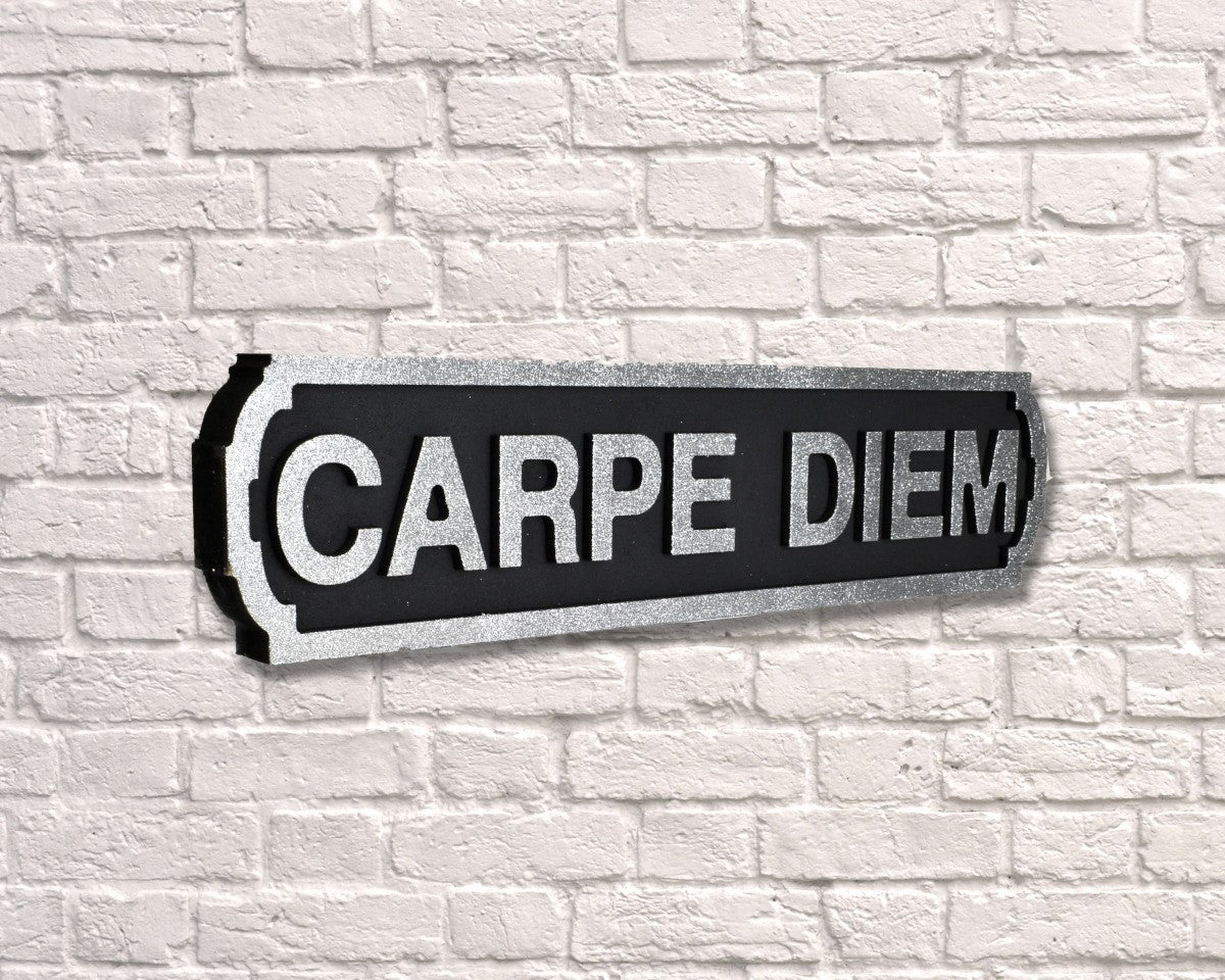Image - Carpe Diem Glitter (RSMDFC64-Carpe), Black