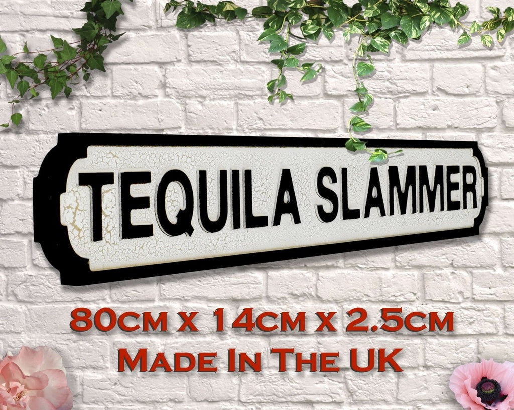 Image - Vintage Mini Street Tequila Slammer Sign