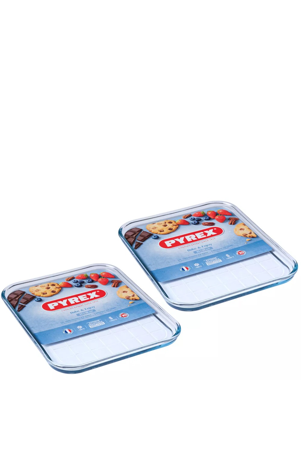 Image - Pyrex Set of Two Baking Sheets