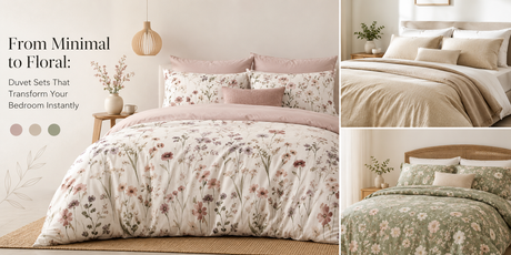 From Minimal to Floral: Duvet Sets That Transform Your Bedroom Instantly