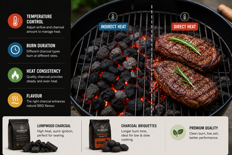 How Charcoal Affects Heat Control When Grilling