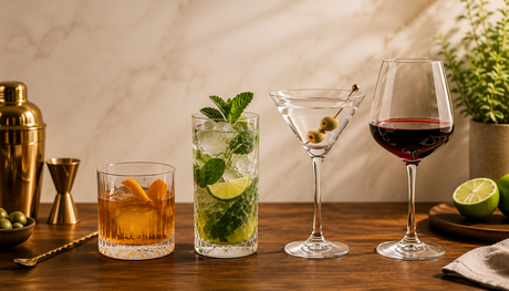5 Classic Cocktail Recipes and the Exact Glassware to Serve Them In
