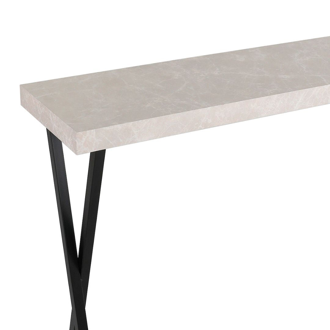 Pagazzi Brito Grey Marble Console Table