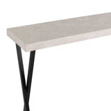 Pagazzi Brito Grey Marble Console Table