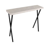 Pagazzi Brito Grey Marble Console Table