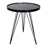 Pagazzi Finn Grey Stone End Table