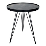 Pagazzi Finn Grey Stone End Table