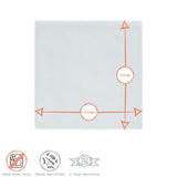 Rinkit Square Glass Coasters Pack of 6 – 10cm